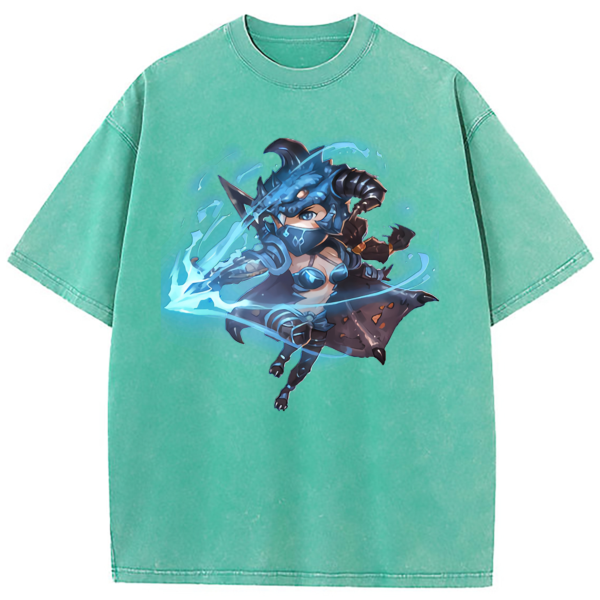 （画像用） リーグ・オブ・レジェンド League of Legends LOL 綿100% ヴィンテージ風 半袖Tシャツ（フロントプリント）